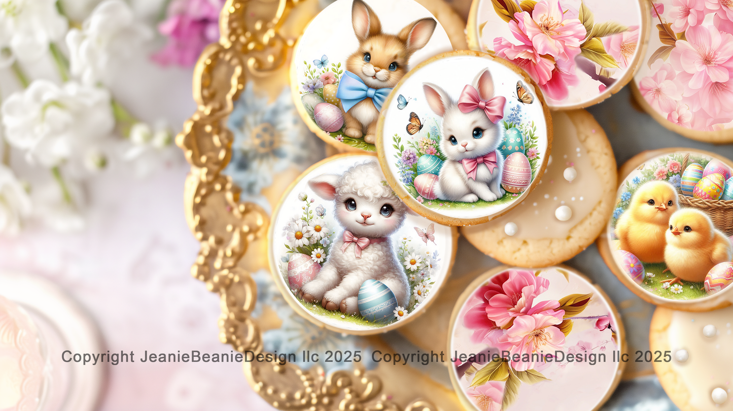 "Easter Garden Party Pack" — A Dreamy Printable Collection for Bakers, Hosts, and Magic-Makers! 🐇🌸
