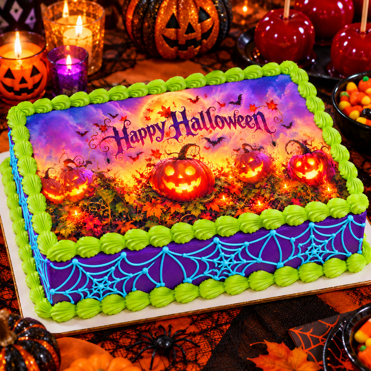Create a StoryBook Magical Happy Halloween!  Whimsical Halloween Mice, Cute Cake, Cookie & Cupcake Toppers
