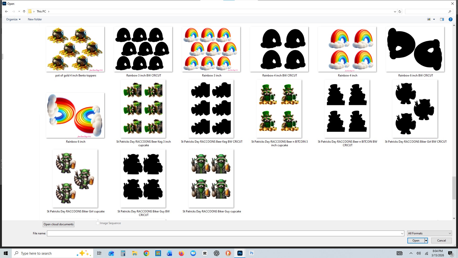 St. Patricks day decorations file images