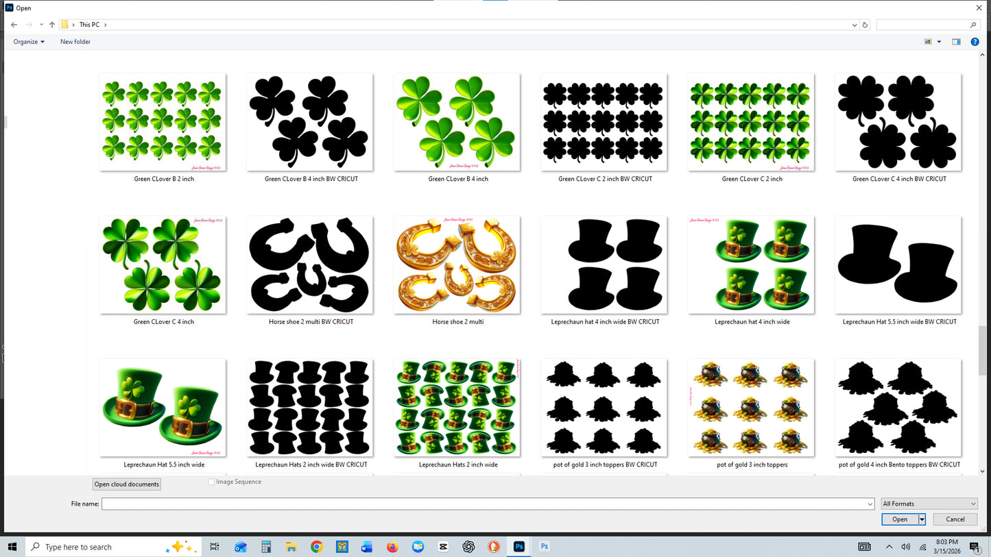 Funny St. Patrick’s Day Cupcake Toppers Printable – Drunk Raccoon Lucky Shamrock Party Decorations – Edible Image Cake Designs