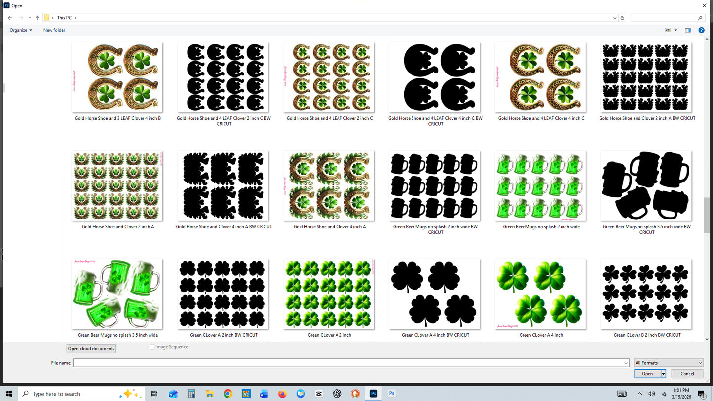 Funny St. Patrick’s Day Cupcake Toppers Printable – Drunk Raccoon Lucky Shamrock Party Decorations – Edible Image Cake Designs