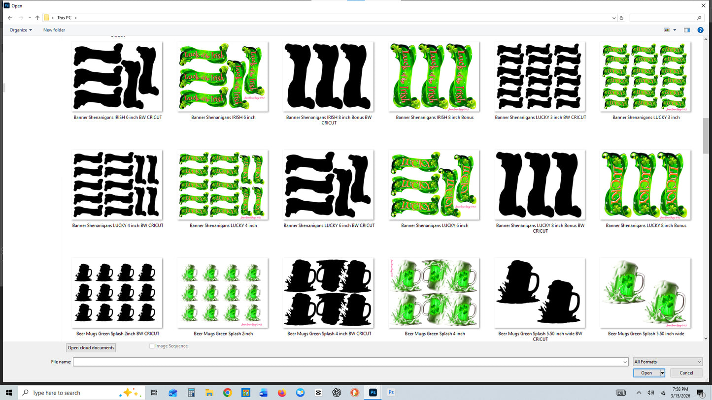 Funny St. Patrick’s Day Cupcake Toppers Printable – Drunk Raccoon Lucky Shamrock Party Decorations – Edible Image Cake Designs