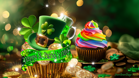 St. Patrick's Day Magically Delicious Edible Cake, Cookie and CupCake designs