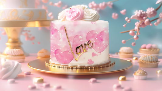 Valentine’s Bento Cake Wrapper and Cookie Set – Sweet and Sentimental