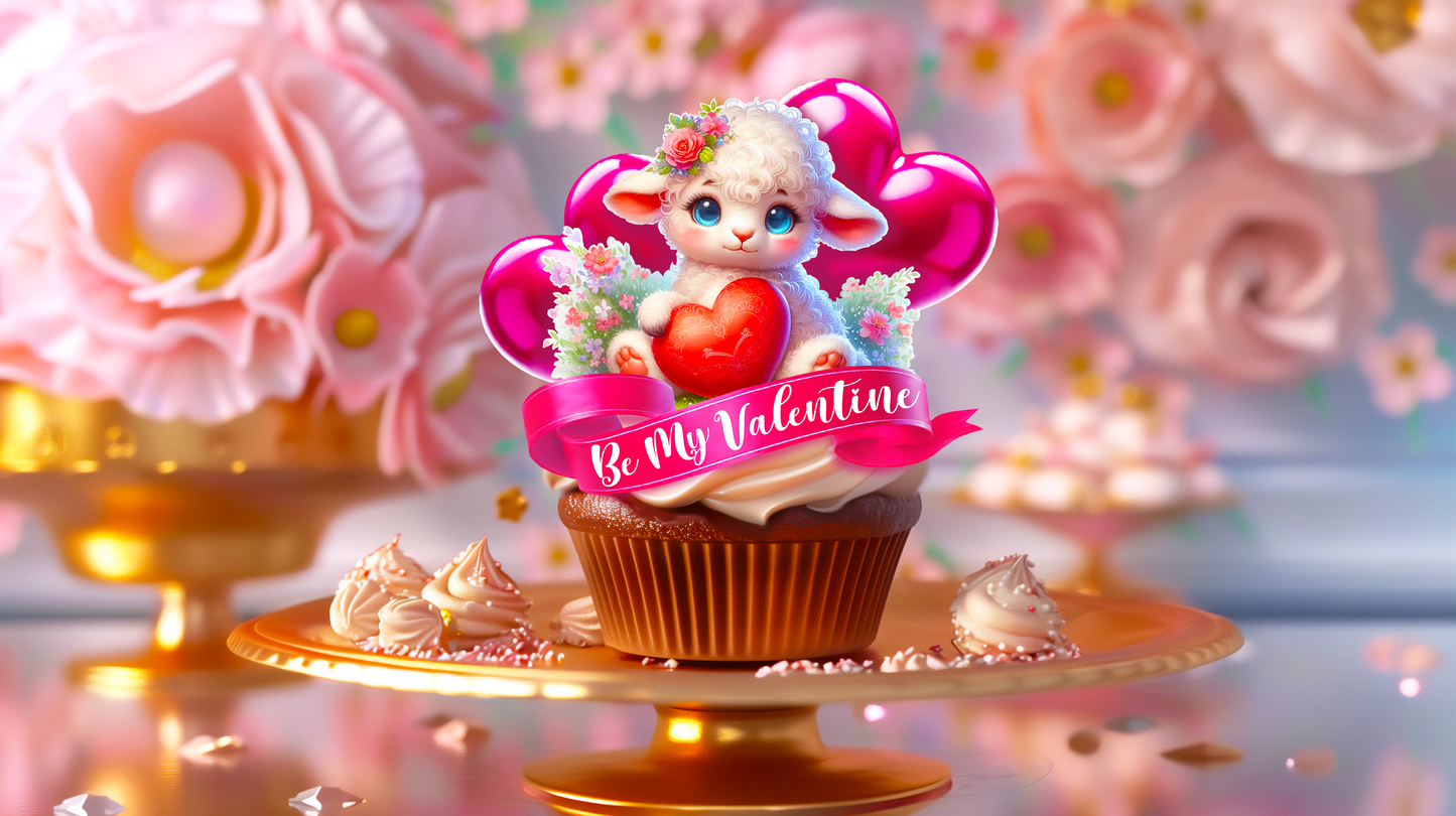 Cute Valentine Animals Party Printables Bundle – Cake, Cupcake & Cookie Toppers, Valentine Cards